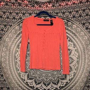 🌺AXCESS🌺 Super Cute Coral Sweater! Like new!💞🌸